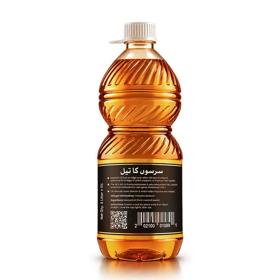 Mustard Oil – Fresh & Natural (3L)
